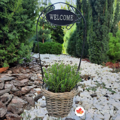 Dekorativna korpica 'Welcome'